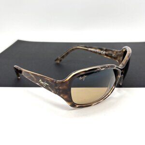 Maui Jim Pearl City MJ 214-10 Sunglasses Tortoise  Polarized Made In Italy